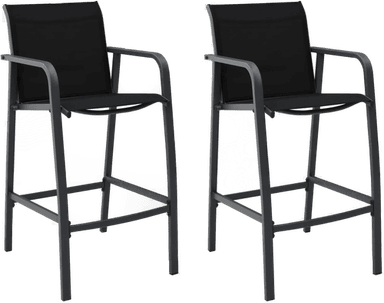 Vidaxl Barkrakker 2 stk svart