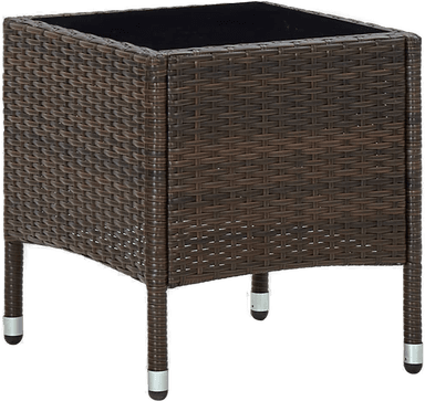 Vidaxl Hagebord brun 40x40 cm