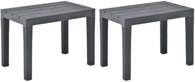 Vidaxl Hagebenker 2 stk antrasitt