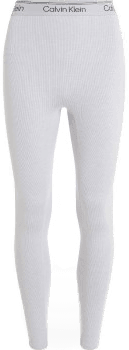 Calvin Klein Sport Ribbed 7/8 Leggins Lysgrå