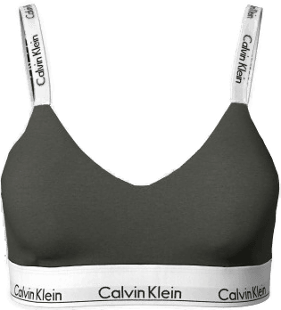 Calvin Klein Modern Cotton Light Lined Bralette Oliven