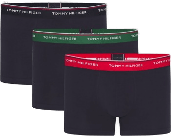 Tommy Hilfiger 3P Essentials Boxers Rød/Grønn