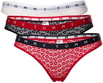 Tommy Hilfiger Truser 3P Logo Lace Bikini