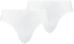 Puma 2P Women Plain Brief Hvit