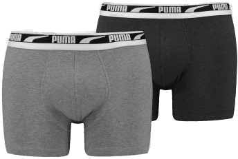 Puma 2P Men Multi Logo Boxer