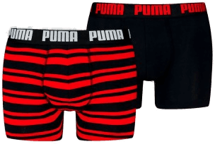 Puma Heritage Stripe Boxer Svart/Rød