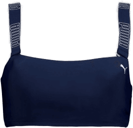 Puma Bandeau Bikini Top Marine