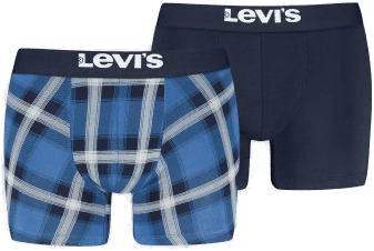 Levis Argyle Check Boxer Blå