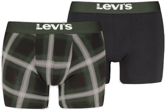 Levis Argyle Check Boxer Grønn