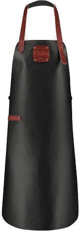 Witloft Lærforkle Svart/Cognac