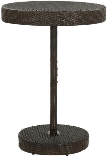 Vidaxl Hagebord brun 75,5x106 cm