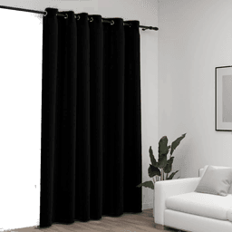 Vidaxl Lystett gardin svart 290x245 cm