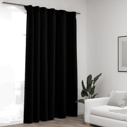 Vidaxl Lystett gardin svart 290x245 cm