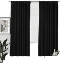 vidaXL Lystette gardiner antrasitt 140x175 cm