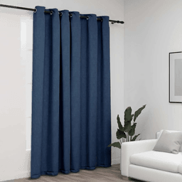 Vidaxl Lystette gardiner blå 290x245 cm