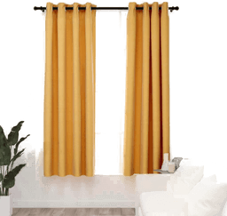 Vidaxl Lystette gardiner 140x175 cm 2 stk