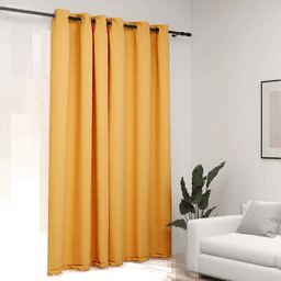 Vidaxl Lystett gardin gul 290x245 cm