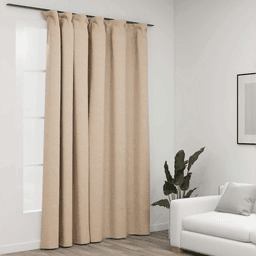 Vidaxl Lystett gardin beige 290x245 cm