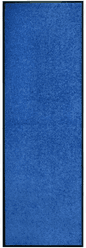 Vidaxl Dørmatte vaskbar blå 60x180 cm