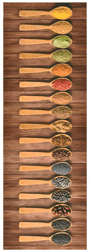 Vidaxl Kjøkkenmatte Spoon 45x150 cm