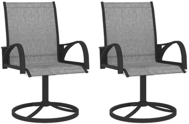 Vidaxl Svingstoler 2 stk Grå