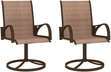 Vidaxl Svingstoler 2 stk Brun