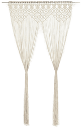 Vidaxl Makramé gardin 140x240 cm