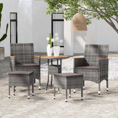 Vidaxl Hagesofagruppe 5 deler