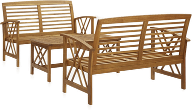 Vidaxl Hagesofagruppe 3 deler