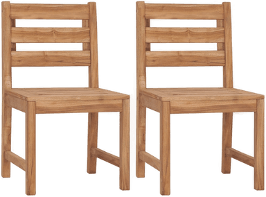 Vidaxl Hagestoler 2 stk teak