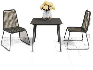 Vidaxl Utendørs spisestue 3 deler