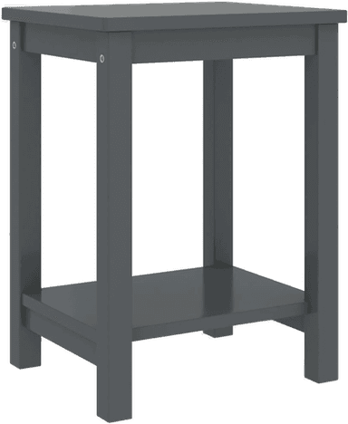 Vidaxl Nattbord mørkegrå 35x30 cm
