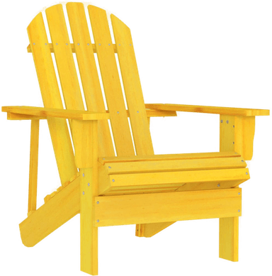 Vidaxl Adirondack hagestol gul