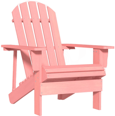 Vidaxl Adirondack hagestol rosa