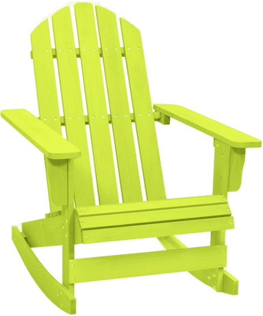 Vidaxl Adirondack gyngestol grønn