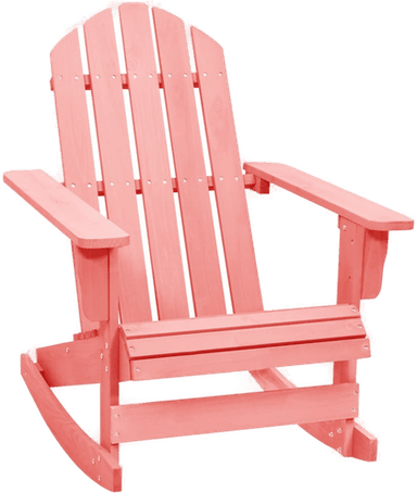 Vidaxl Adirondack gyngestol rosa