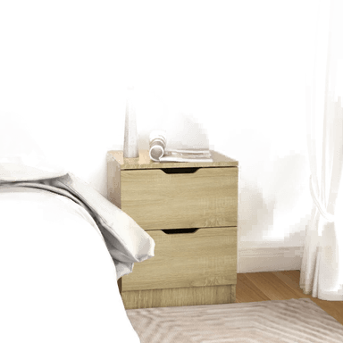 Vidaxl Nattbord sonoma eik 40x40 cm