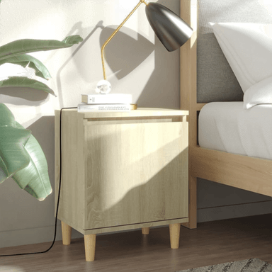 Vidaxl Nattbord sonoma eik 40x30x50 cm