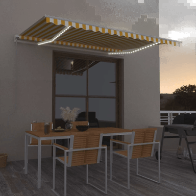 Vidaxl Manuell uttrekkbar markise 450x300 cm