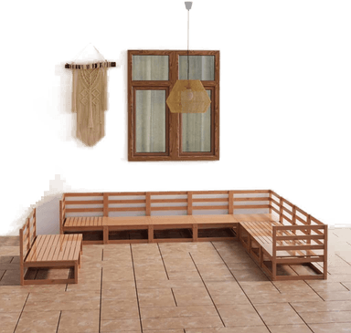 Vidaxl Hagesofagruppe 10 deler