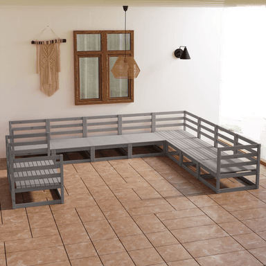 Vidaxl Hagesofagruppe 10 deler