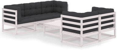 Vidaxl Hagesofagruppe 6 deler