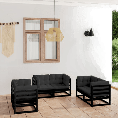 Vidaxl Hagesofagruppe 6 deler