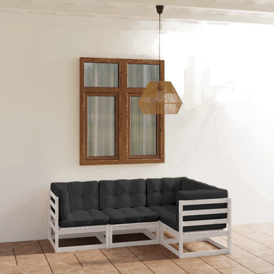 Vidaxl Hagesofagruppe 4 deler