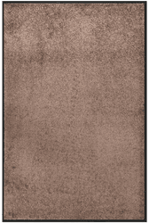 vidaXL Dørmatte brun 80x120 cm