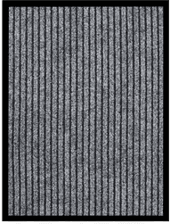 Vidaxl Dørmatte stripet grå 40x60 cm