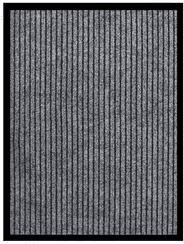 Vidaxl Dørmatte stripet grå 60x80 cm
