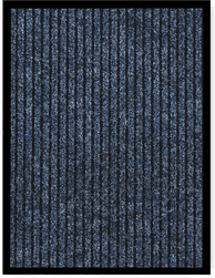 Vidaxl Dørmatte stripet blå 40x60 cm