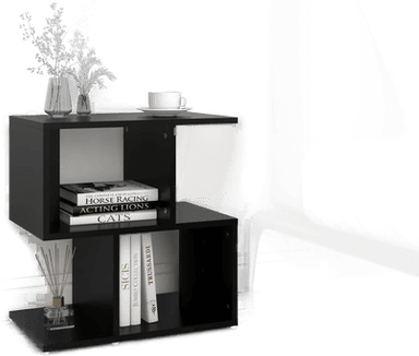 Vidaxl Nattbord svart 50x30 cm