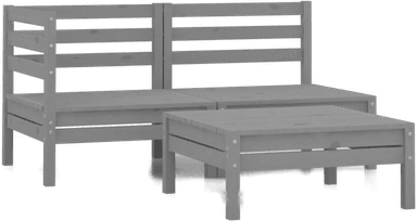 Vidaxl Hagesofagruppe 3 deler